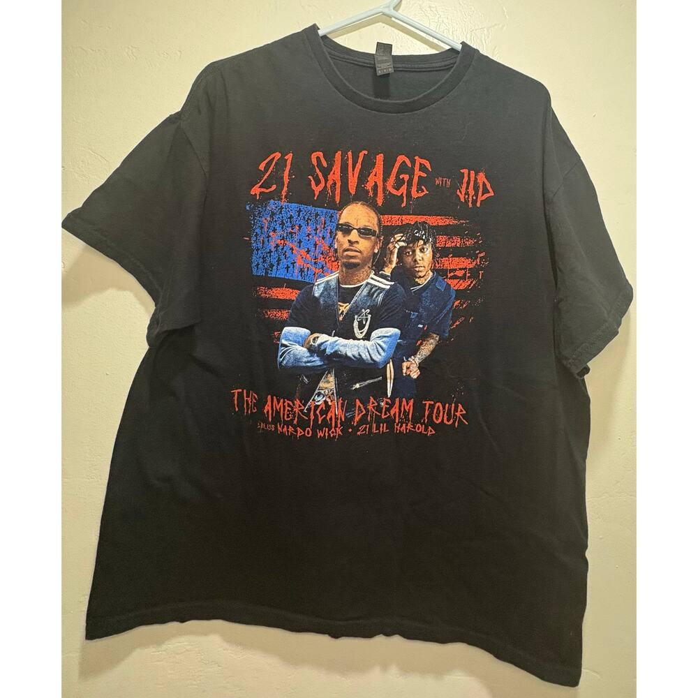 21 SAVAGE with J.I.D American Dream 2024 Tour  XL